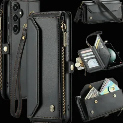 Caseme Samsung S23 FE Clutch Wallet met Koord