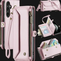 Caseme Samsung S23 FE Clutch Wallet met Koord