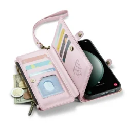 Caseme Samsung S23 FE Clutch Wallet met Koord