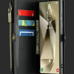 Caseme Samsung S24 Ultra Clutch Wallet met Koord