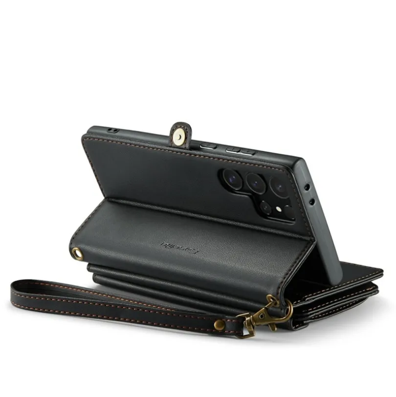 Caseme Samsung S24 Ultra Clutch Wallet met Koord