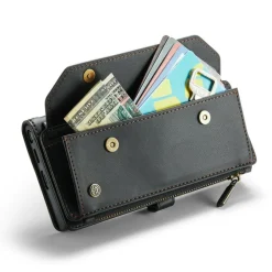 Caseme Samsung S24 Ultra Clutch Wallet met Koord
