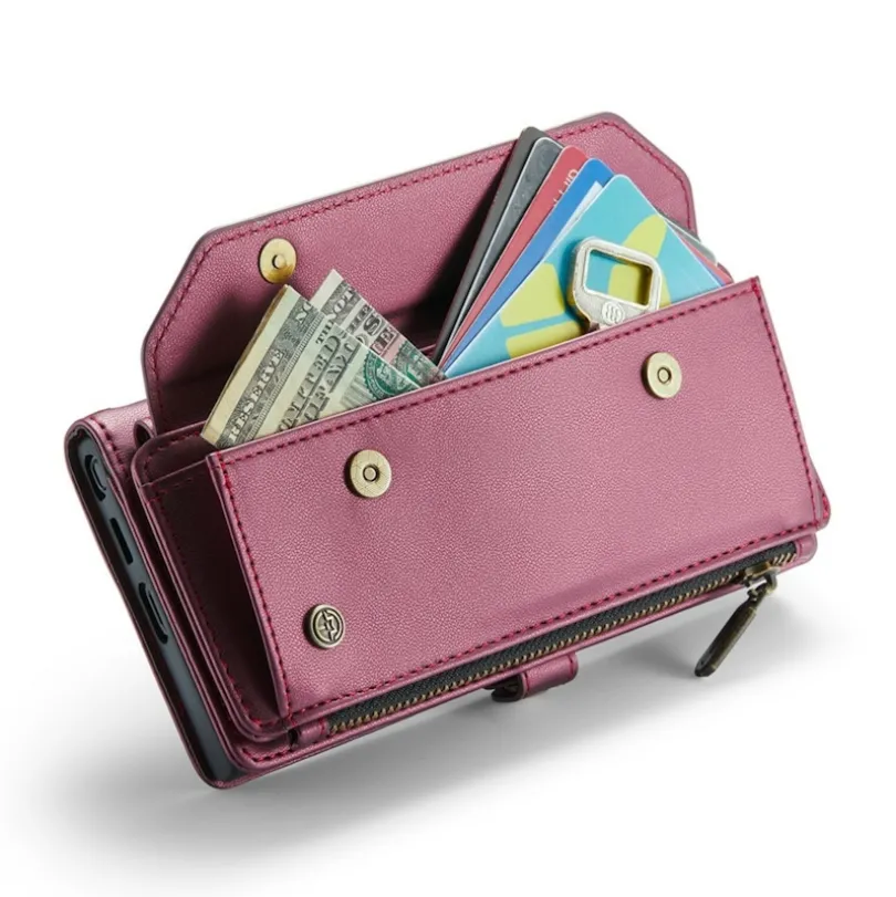 Caseme Samsung S24 Ultra Clutch Wallet met Koord