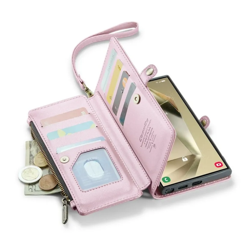 Caseme Samsung S24 Ultra Clutch Wallet met Koord