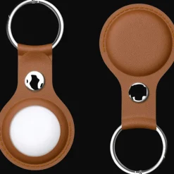 Comfycase AirTag Lederen Sleutelhanger