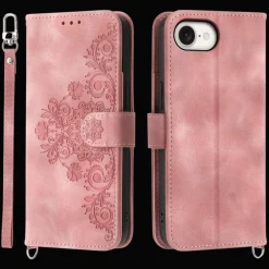 Comfycase Apple iPhone 16e/17e Zacht Boek Hoesje met Gravure
