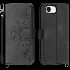 Comfycase Apple iPhone 16e/17e Zacht Boek Hoesje met Gravure
