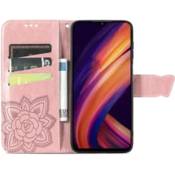 Comfycase Samsung A55 Butterfly Gravure Book Hoesje