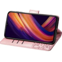 Comfycase Samsung A55 Butterfly Gravure Book Hoesje