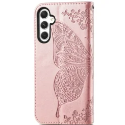 Comfycase Samsung A55 Butterfly Gravure Book Hoesje
