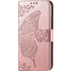 Comfycase Samsung A55 Butterfly Gravure Book Hoesje