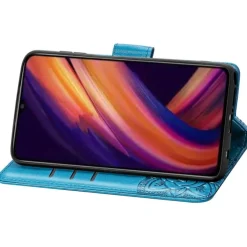 Comfycase Samsung A55 Butterfly Gravure Book Hoesje