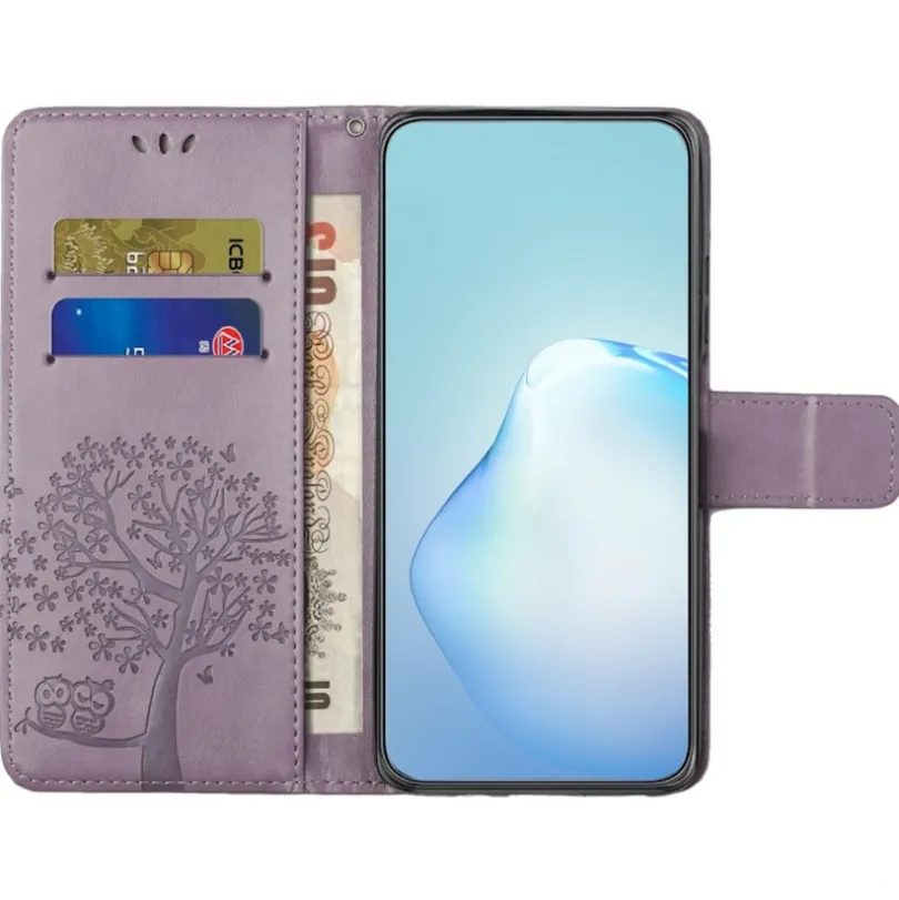 Comfycase Samsung Galaxy A55 Bookcase Hoesje Uiltjes