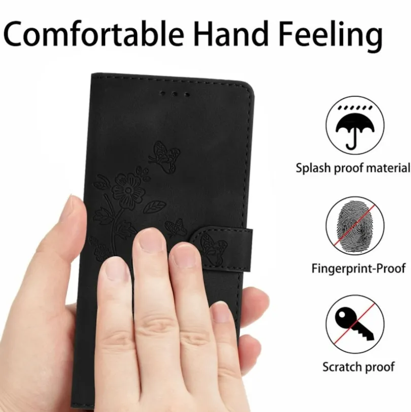 Comfycase Samsung Galaxy A16 Zacht Boek Hoesje met Gravure