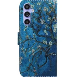 Comfycase Samsung Galaxy A55 Bloesem Bookcase Hoesje