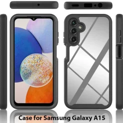 Comfycase Samsung Galaxy A15 Full Protection Cover