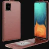 Comfycase Samsung Galaxy A71 Verticale Flip Cover met Pasruimte