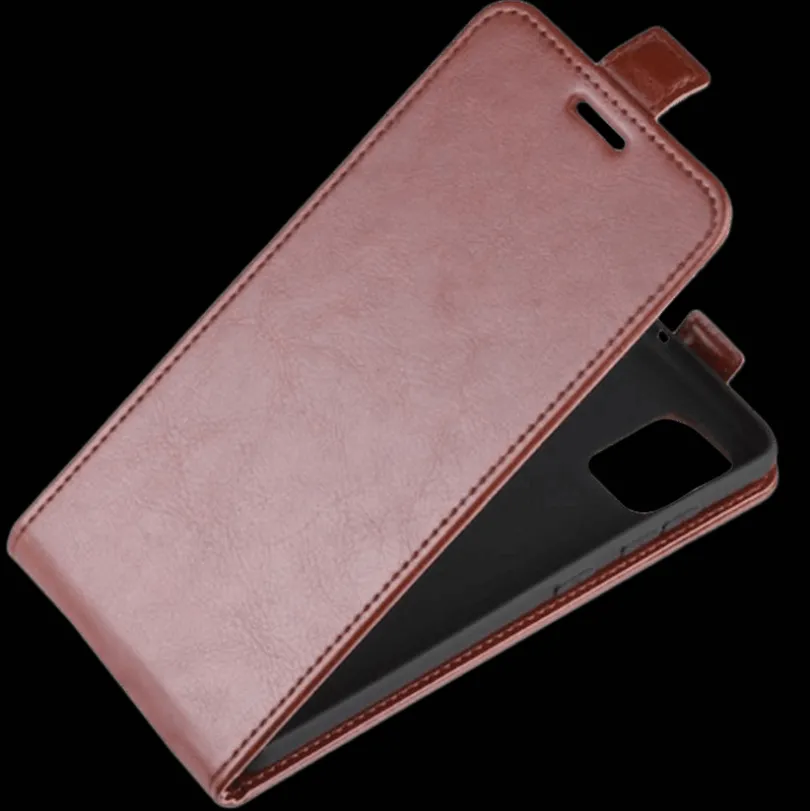 Comfycase Samsung Galaxy A71 Verticale Flip Cover met Pasruimte