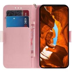 Comfycase Samsung Galaxy A55 Bookcase Hoesje Blossom