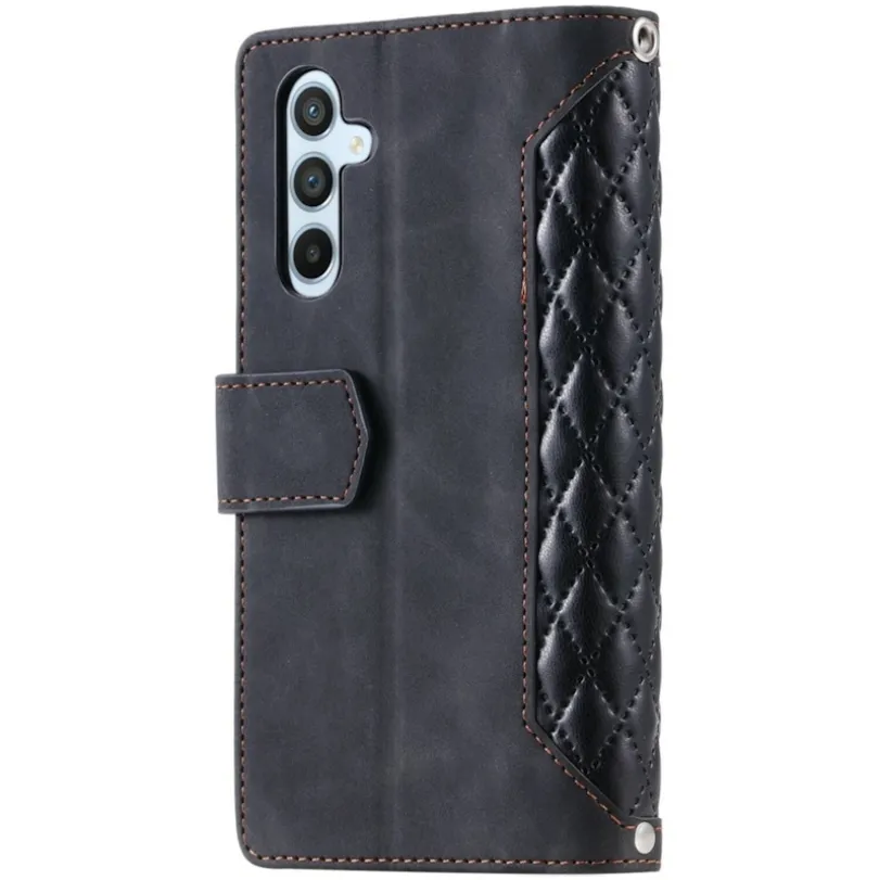 Comfycase Samsung Galaxy A35 Zipper Wallet Hoesje met Draagkoord
