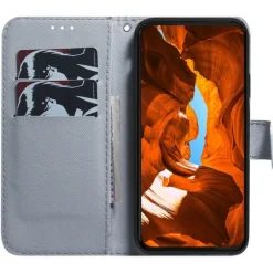 Comfycase Samsung Galaxy A35 Bloesem Bookcase Hoesje