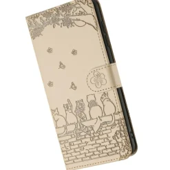 Comfycase Samsung S23 FE Bookcase Hoesje Katten