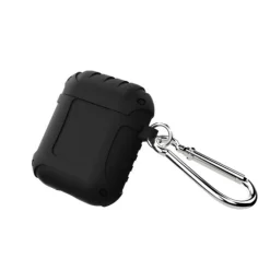 Comfycase Shockproof AirPods 1/2 Hoesje met Riemhaak