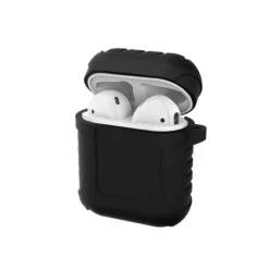 Comfycase Shockproof AirPods 1/2 Hoesje met Riemhaak