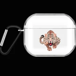 Comfycase Transparant Tijger Design AirPods Pro 1/2 Hoesje