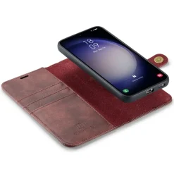 DG.MING Samsung Galaxy S25 Lederen 2-in-1 Wallet Hoesje