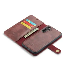 DG.MING Samsung Galaxy S25 Lederen 2-in-1 Wallet Hoesje