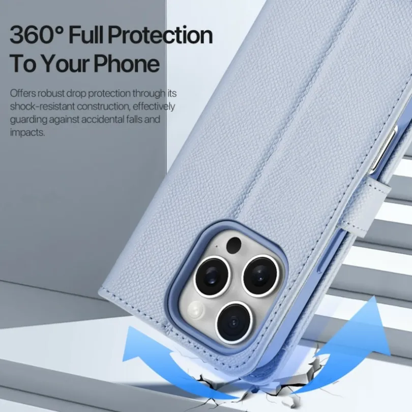DUX DUCIS Apple iPhone 16 Pro Premium 2-in-1 Bookcase met MagSafe Hoesje