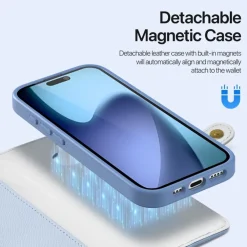 DUX DUCIS Apple iPhone 17 Premium 2-in-1 Bookcase met MagSafe Hoesje