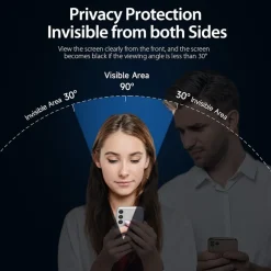 DUX DUCIS Apple iPhone 17 Privacy Screenprotector Gehard Glas