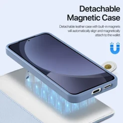 DUX DUCIS Samsung Galaxy S25 Premium 2-in-1 Bookcase met MagSafe Hoesje