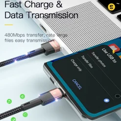 Essager USB naar USB-C Charge + Datakabel