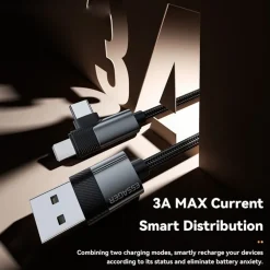 Essager USB-A naar Lightning of USB-C 90 Graden Kabel