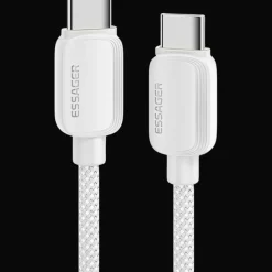Essager 100W Gewoven Smartphone en Laptop USB-C naar USB-C Kabel