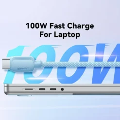 Essager 100W Gewoven Smartphone en Laptop USB-C naar USB-C Kabel