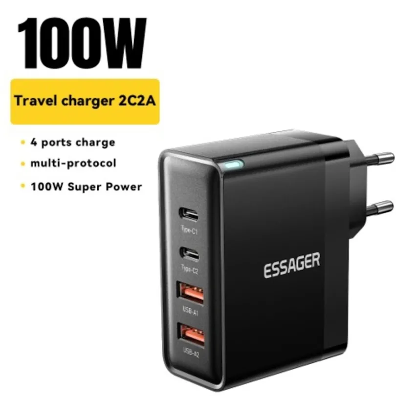 Essager 100W Multi-Port Quick Charger