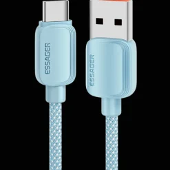 Essager 100W(!) Smartphone en Laptop Data + Oplaadkabel USB-A naar USB-C