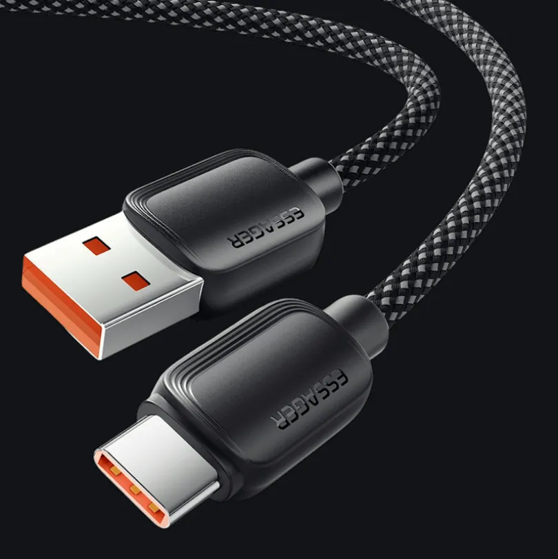Essager 100W(!) Smartphone en Laptop Data + Oplaadkabel USB-A naar USB-C