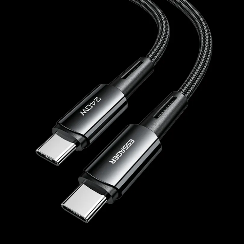 Essager 240W USB-C naar USB-C Ultraspeed Oplaad + Datakabel