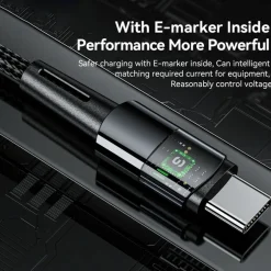 Essager 240W USB-C naar USB-C Ultraspeed Oplaad + Datakabel