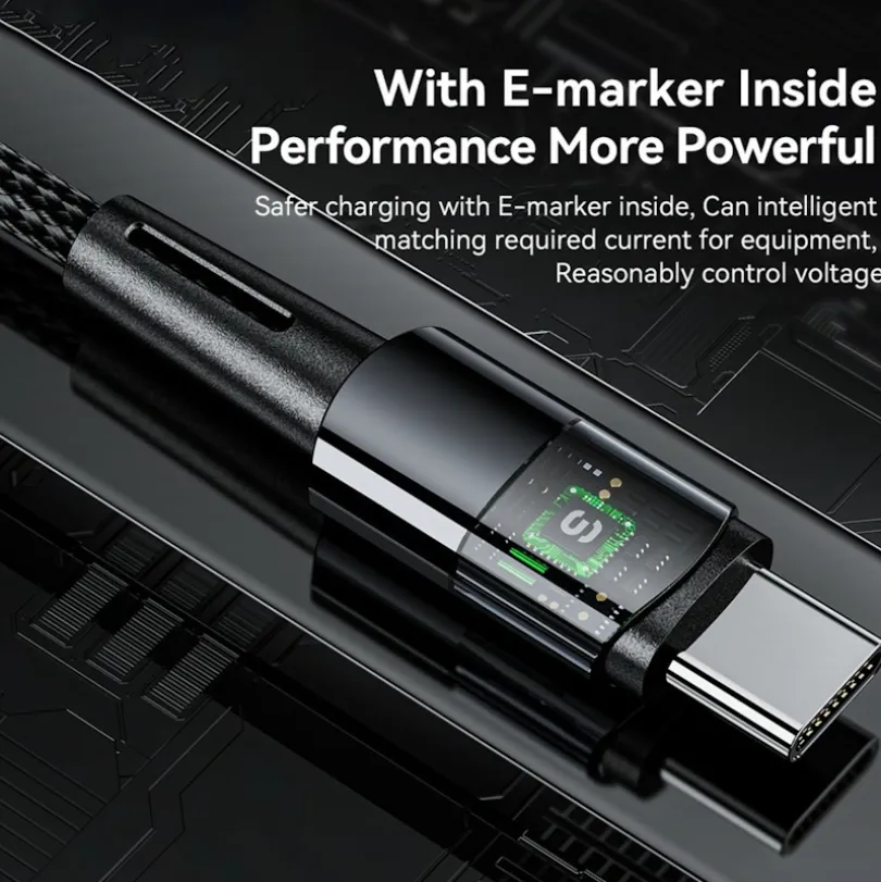 Essager 240W USB-C naar USB-C Ultraspeed Oplaad + Datakabel