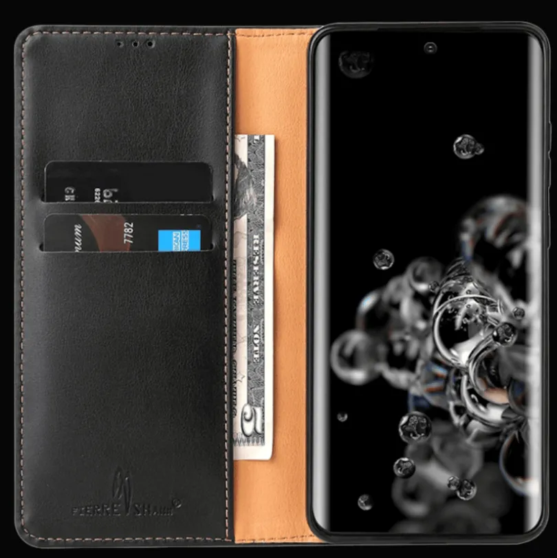 Fierre Shann Samsung Galaxy S20 Ultra Slim Wallet Hoesje
