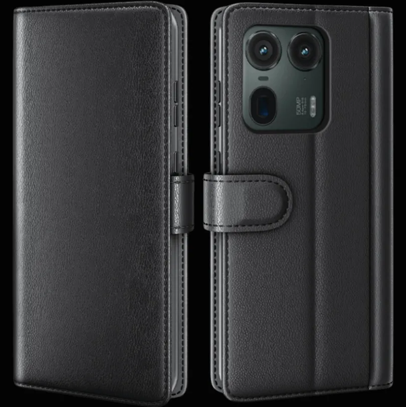 Fonexio Motorola Edge 50 Ultra Luxe Lederen Book Case