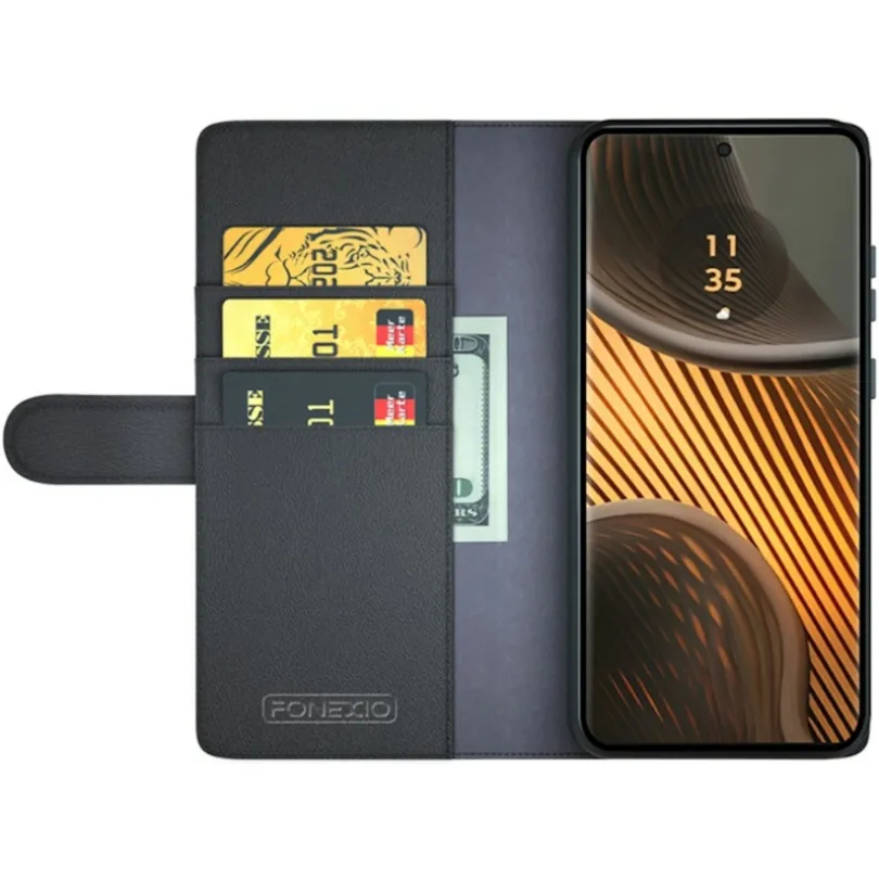 Fonexio Motorola Edge 50 Ultra Luxe Lederen Book Case
