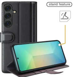Fonexio Samsung Galaxy S25 Luxe Lederen Book Case