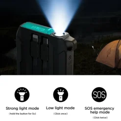 Joyroom 22.5W Dual Cable Outdoor Powerbank